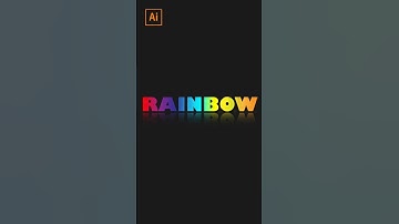 How to apply proper gradient in text | Adobe illustrator tutorial #shorts #viralshorts