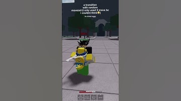 another short transition with random moveset #roblox