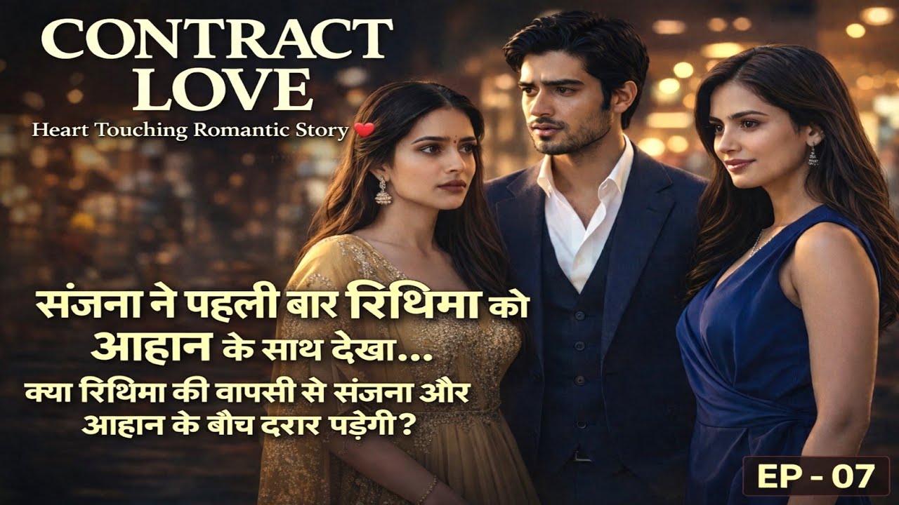 क्या रिधिमा की वापसी तोड़ देगी संजना–आहान का रिश्ता? Heart Touching Story | Contract Love Episode 7