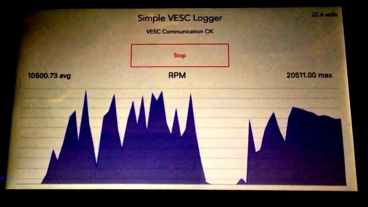 VESC data logging app for iOS coming soon! YouTube
