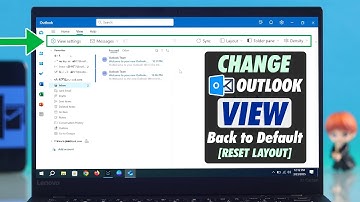 How to Change Outlook View Back to Default! [Reset Layout]