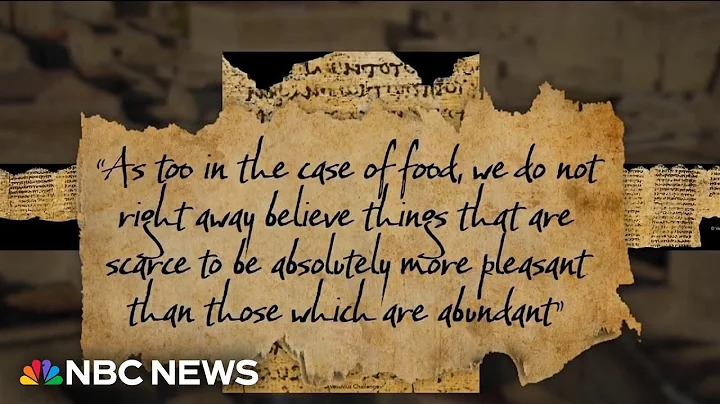 A.I. used to decipher ancient scrolls from 2,000 years ago