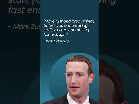 Mark Zuckerberg's mantra