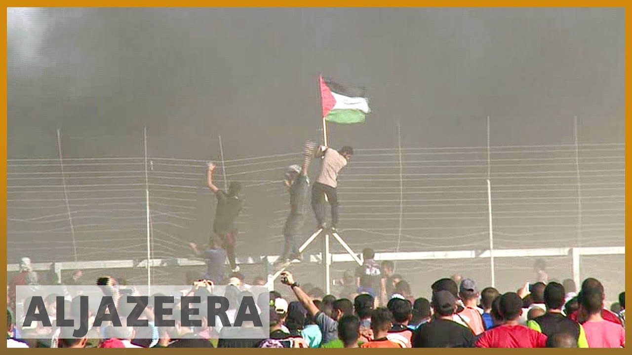 🇵🇸 غزة تُحيي ذكرى مرور أكثر من 100 يوم على بدء الاحتجاجات الجماهيرية | الجزيرة الإنجليزية