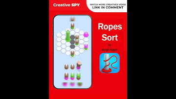 Ropes Sort (game)! by Sergii Nagin #games #creativeads #puzzle #viralshort #trending #newlevelsgame