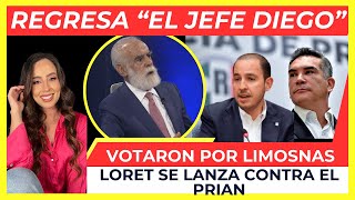 ¡SIGUEN LLORANDO! El &quot;jefe Diego&quot; y Loret le REPROCHAN al PRIAN