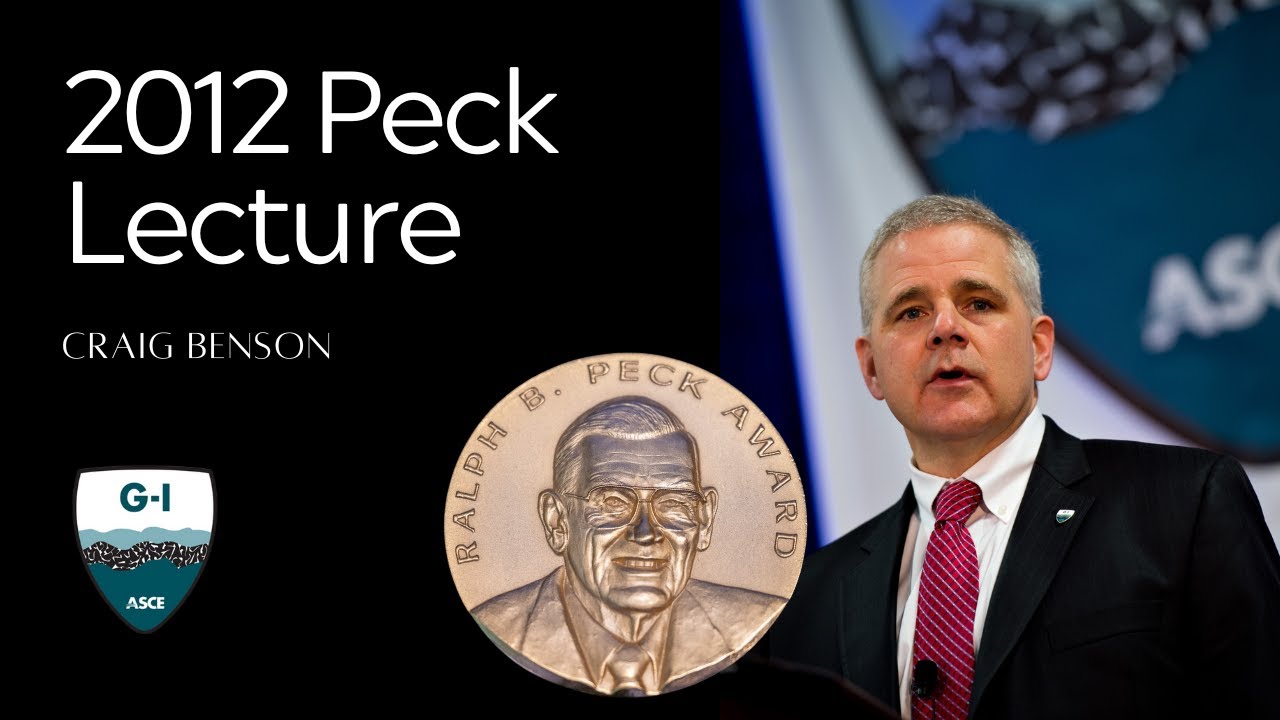 2012 Ralph B. Peck Lecture: Craig Benson: Bentonite Barriers for Geoenvironmental Containment