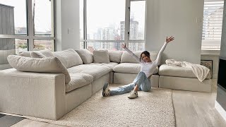 CLOUD COUCH DUPE REVIEW   interior design school