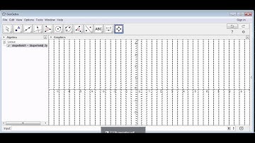 Screencast 7.2.3: Generate a slope field with GeoGebra