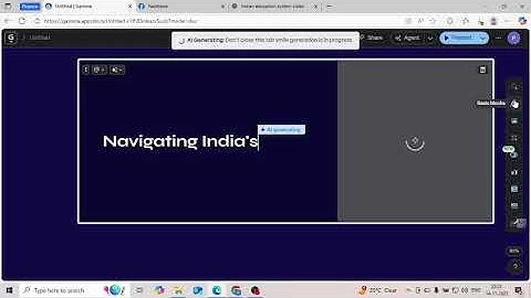 Gamma Presentation AI Tool tutorial