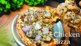 Yummy Pizza at home||chicken pizza recipe in bengali||How to make Pizza|| versatile_lina shorts,