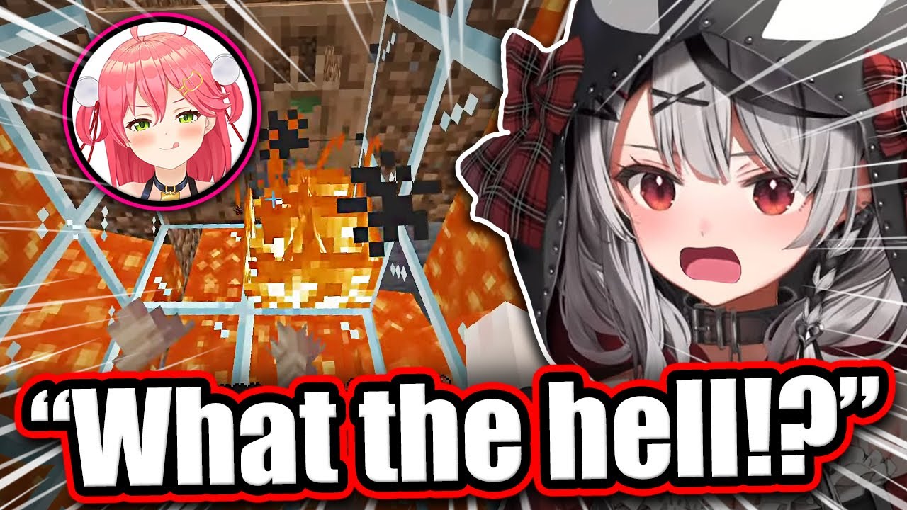 Chloe Falls For Miko's Elite Trap TWICE - New Holoserver Minecraft 【ENG Sub Hololive】