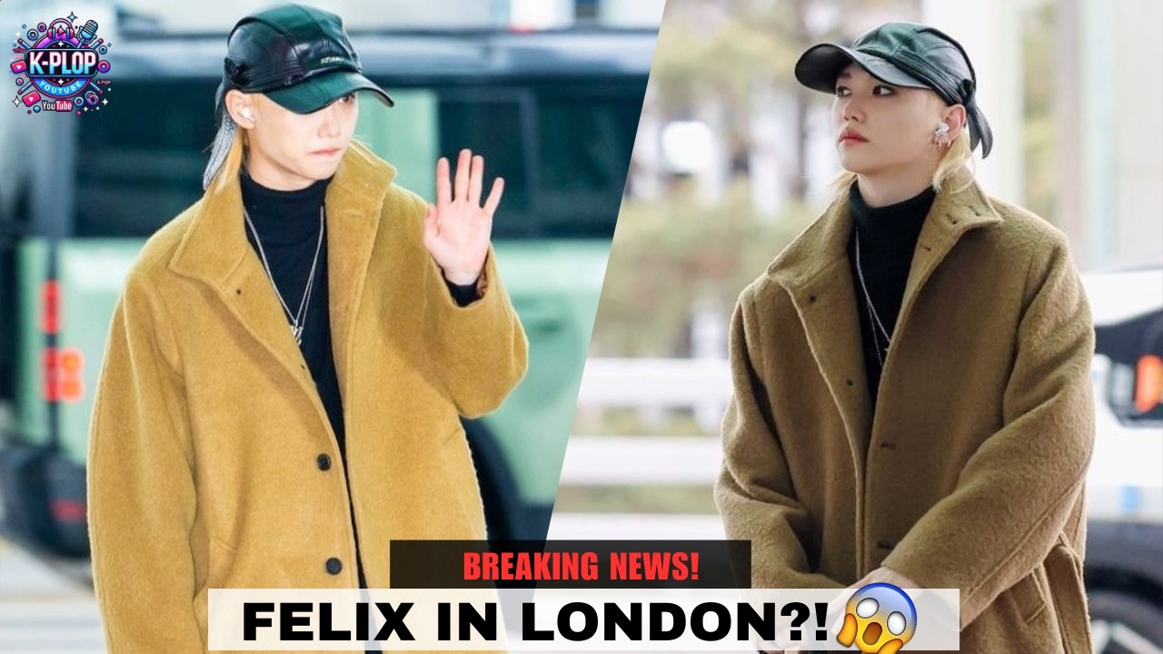 Феликс (Ёнбок) тайно прилетел в Лондон?! Поклонники шокированы его неожиданной поездкой.