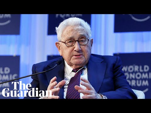Henry Kissinger speaks at the World Economic Forum – watch live