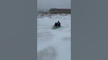 Sledding on the Beach || ViralHog