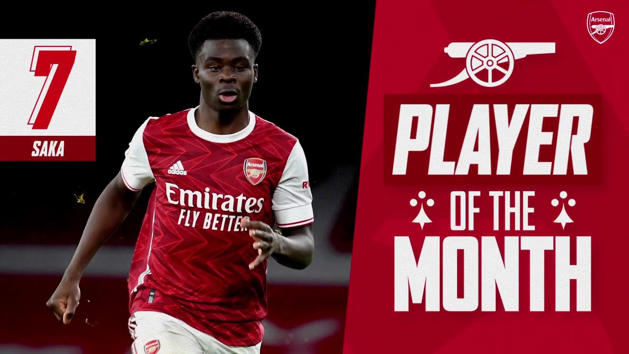 The best of Bukayo Saka  Arsenal Player of the Month for December