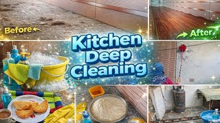 ✨ Satisfying Kitchen Deep Cleaning | Clean With Me 🧼 