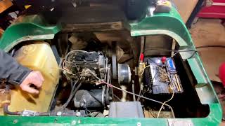 Golf Cart Engine Swap Part 1 - Engine Removal
