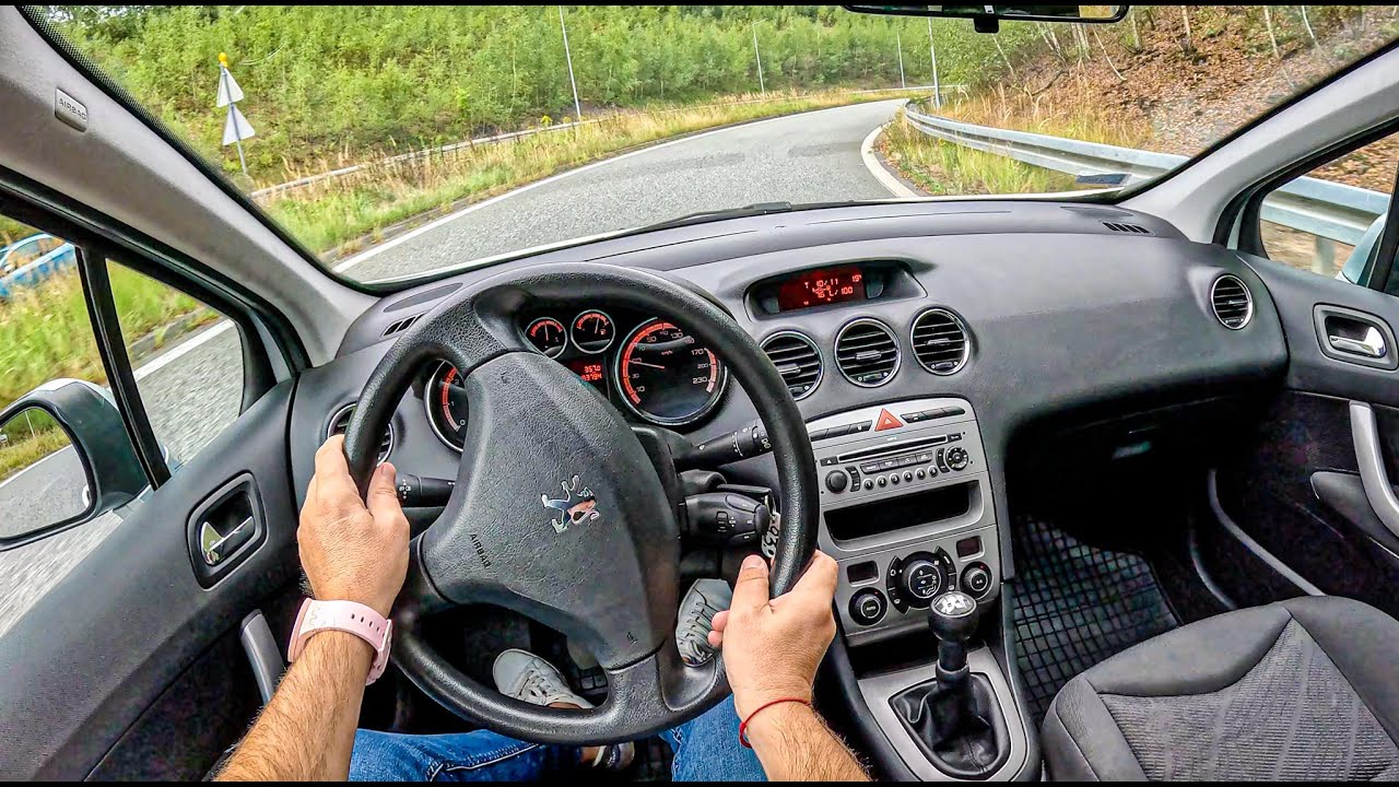 2007 Peugeot 308 (1.4 VTi 95 hp) | POV Test Drive 
