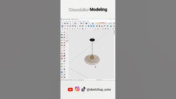 Modeling a Travertine Chandelier in SketchUp | Advanced Lighting Design #sketchup_core #sketchup