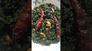 Village Style Kochu Shak Recipe / কচু শাক রান্না #shorts #viral #food #kochushak