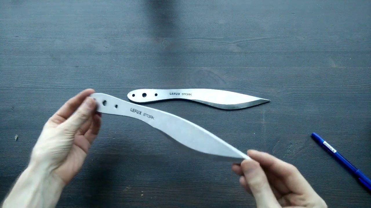 LEFUX throwing knife YouTube