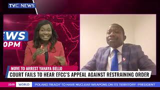 Court Fails To Hear EFCC's Appeal Against Restraining Order