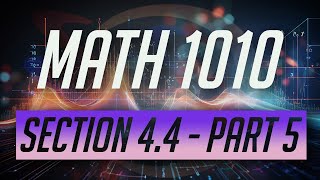 Section 4.4 - Simplifying Complex Rational Expressions - Part 5/6