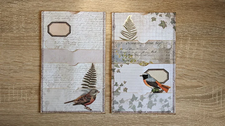 Loaded Junk Journal Pockets w/ Gusset | Making Junk Journal Ephemera