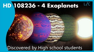 HD 108236 - Four exoplanets discovered by High school students | Exoplanet news 2021