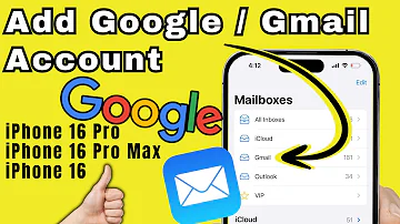 How to Add a Google/Gmail Account to Mail App on iPhone 16 Pro, 16 Pro Max (iOS 26)