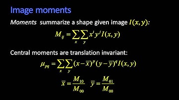 Image Moments