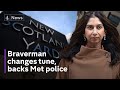 Suella Braverman expresses “full backing” for Met ahead of pro-Palestine protests