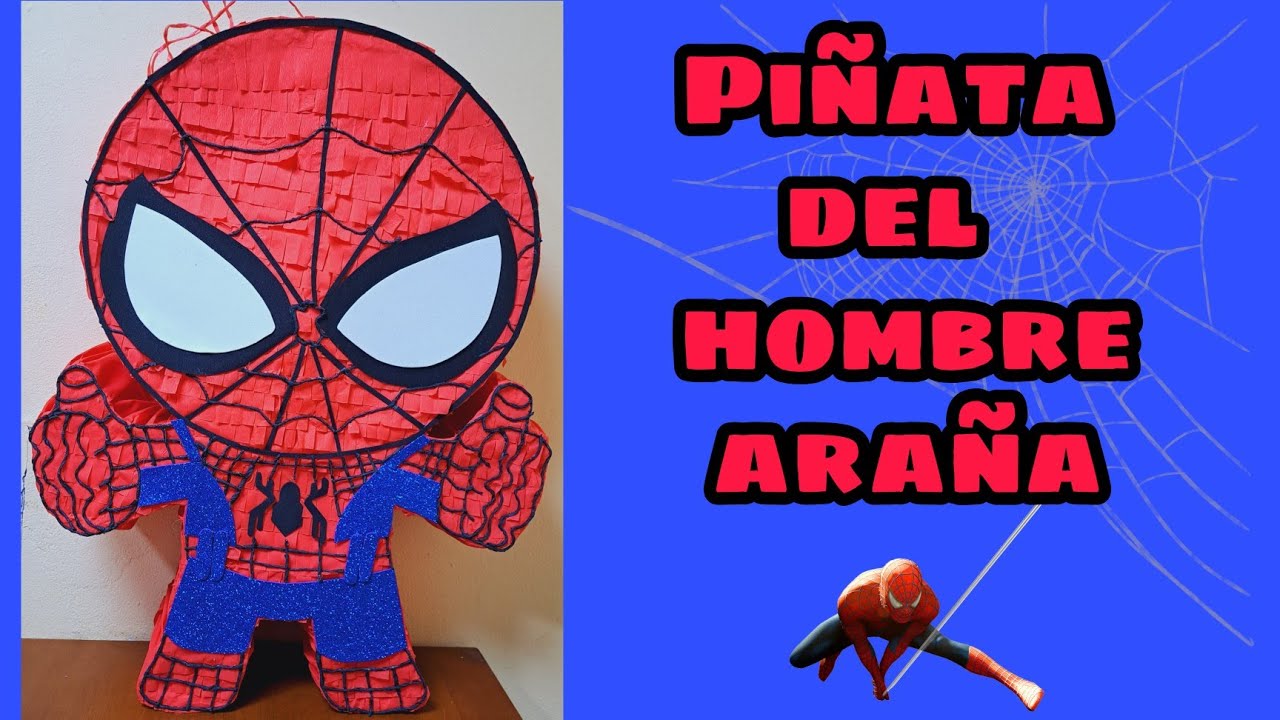 Comparar arma suéter COMO HACER UNA PIÑATA DEL HOMBRE ARAÑA spiderman #piñatadespiderman  #piñataspersonalizadas #pinata - YouTube