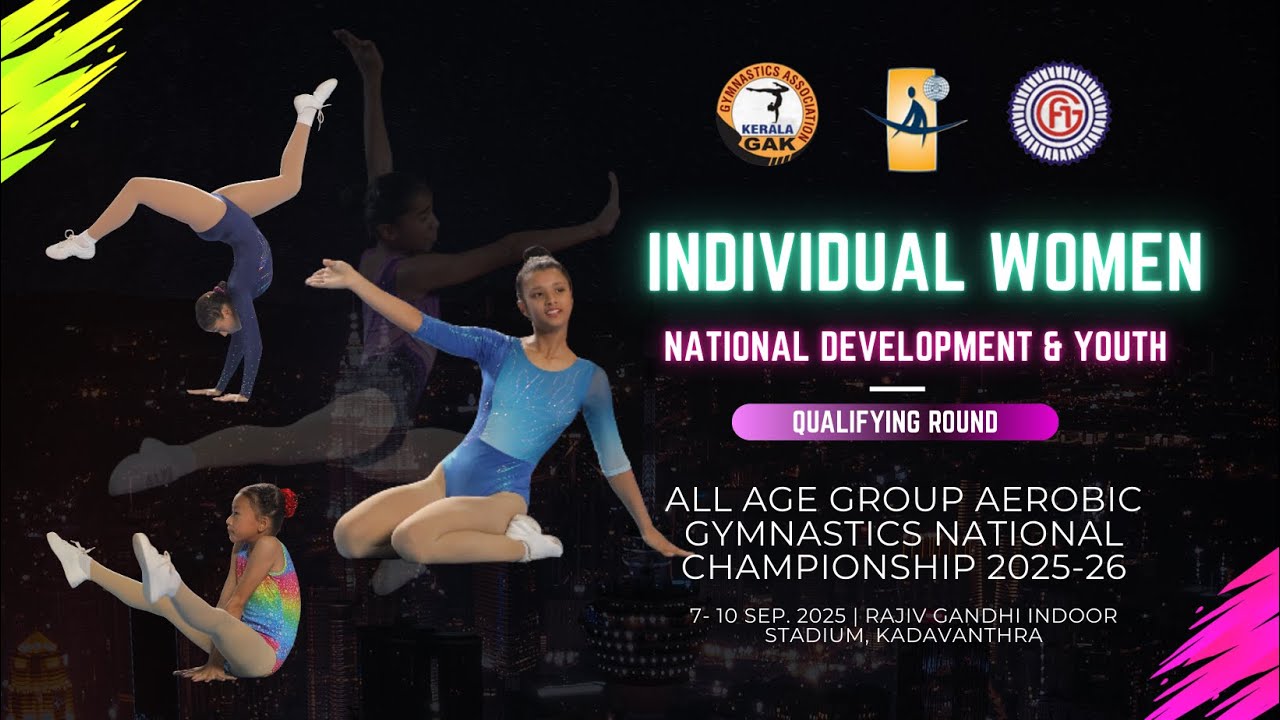 Qualifying round of Individual Women Event at All-Age Group Aerobic Gymnastics National Championship