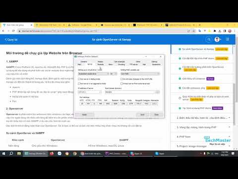 Học PHP: So sánh XAMPP và Openserver | PHP Laravel Fullstack