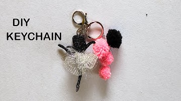 DIY MOST ADORABLE KEYCHAIN |EASY keychain diy |