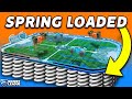 Rocket league but the field is spring loaded