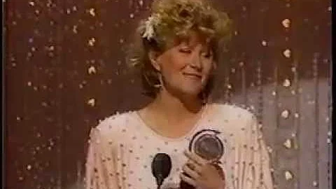 Judith Ivey wins 1985 Tony Award for Best Featured...