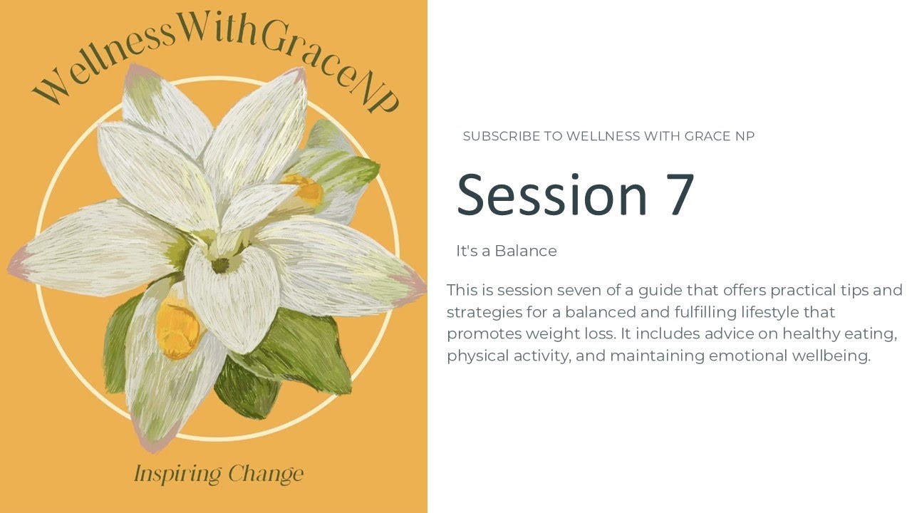 Session 7 It's a Balance