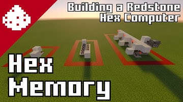 Redstone Hex Computer Ep. 2: Hex Memory