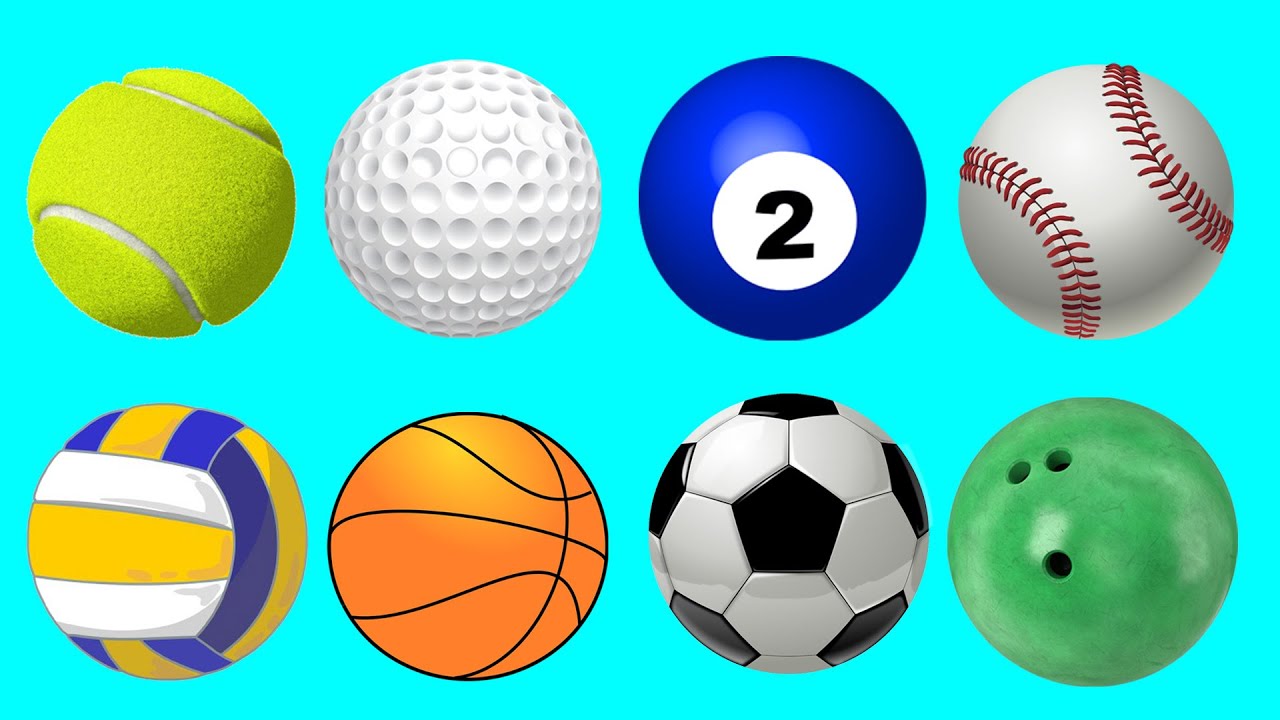 Learn Sports Ball Names FOR EVERYBODY | Simple English | English