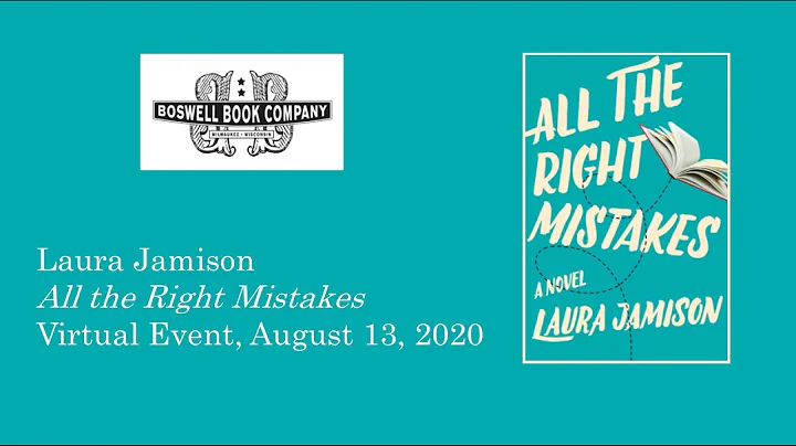 Laura Jamison Virtual Event for Boswell Book Company