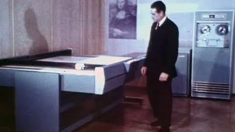 Calcomp plotters in 1968