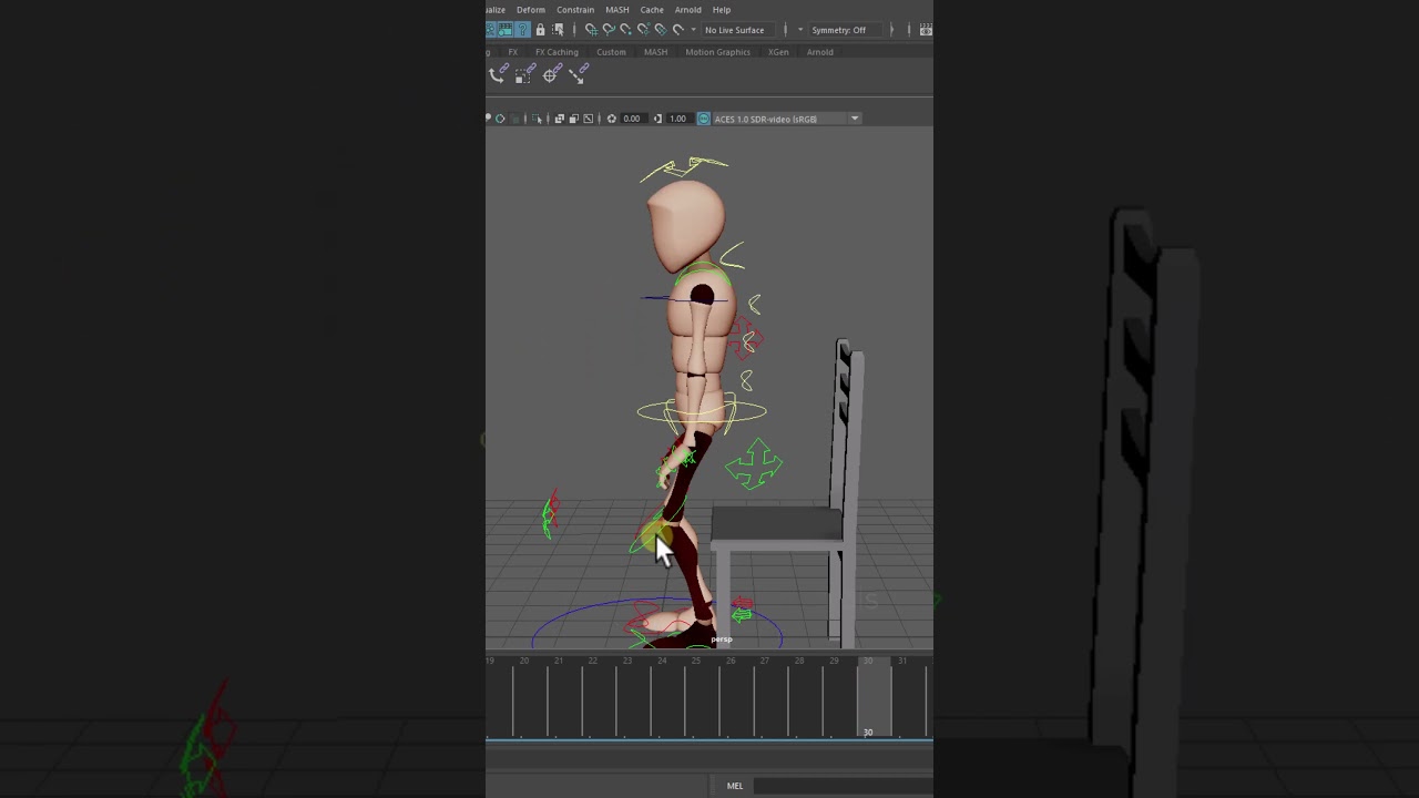 Maya Animation Tip: Sit to Stand Done Right ✅