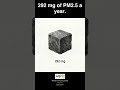 How much PM2.5 do you actually inhale in Delhi every year? #Shorts