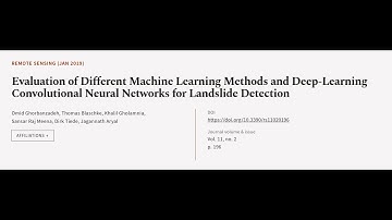 Evaluation of Different Machine Learning Methods and Deep-Learning Convolutional Neur... | RTCL.TV