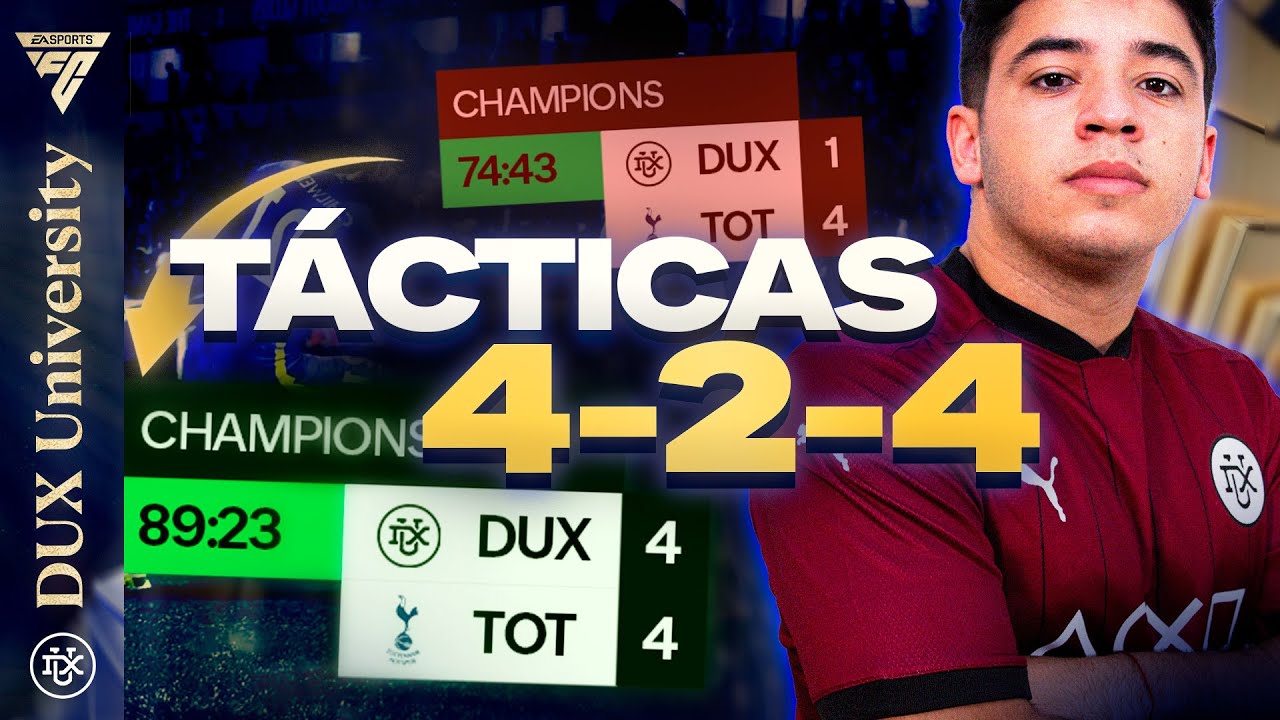 La MEJOR PARA REMONTAR | TÁCTICAS 4-2-4 con NEAT