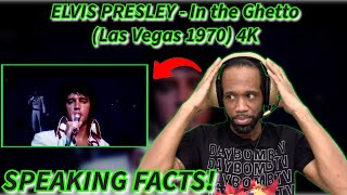 FIRST TIME HEARING! | ELVIS PRESLEY - In the Ghetto (Las Vegas 1970) 4k | REACTION!!!!!