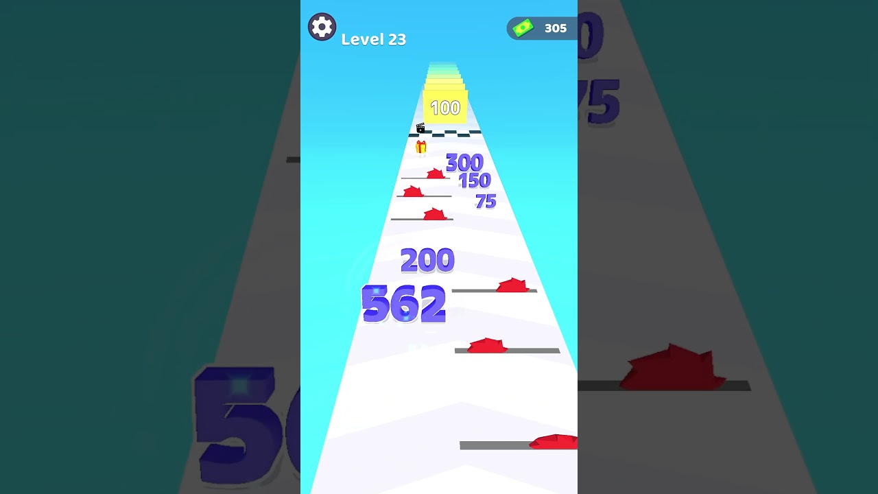 ⁣Number Run And Merging Gameplay Ivl 23 #gaming #shorts#shortfeed #viralshorts